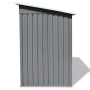 Gartenhaus aus grauem Metall von vidaXL, Schuppen - Ref: Foro24-42982, Preis: 194,58 €, Rabatt: %