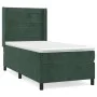 Box spring bed with dark green velvet mattress 90x200 cm by , Beds and slatted bases - Ref: Foro24-3132720, Price: 354,55 €, ...