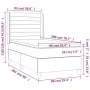 Box spring bed with dark green velvet mattress 90x200 cm by , Beds and slatted bases - Ref: Foro24-3132720, Price: 354,55 €, ...