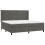 Boxspringbett mit dunkelgrauer Samtmatratze 200x200 cm von , Betten und Lattenroste - Ref: Foro24-3132760, Preis: 602,56 €, R...