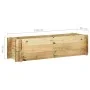 Vegetable planter impregnated pine wood 120 cm by vidaXL, Pots and planters - Ref: Foro24-43349, Price: 51,26 €, Discount: %
