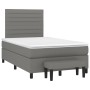 Cama box spring con colchón tela gris oscuro 120x200 cm de , Camas y somieres - Ref: Foro24-3136662, Precio: 462,23 €, Descue...