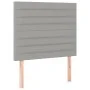 Box spring bed with light gray fabric mattress 90x200 cm by , Beds and slatted bases - Ref: Foro24-3137205, Price: 350,21 €, ...