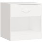 Mesitas de noche con cajón 2 unidades blancas de vidaXL, Mesitas de noche - Ref: Foro24-242547, Precio: 54,57 €, Descuento: %