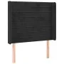Box spring bed with mattress and LED black velvet 100x200 cm by , Beds and slatted bases - Ref: Foro24-3139609, Price: 341,44...