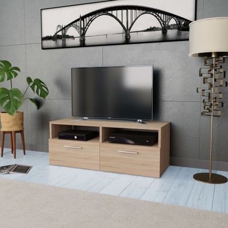 TV-Schrank aus Eichenholzwerkstoff, 95 x 35 x 36 cm von vidaXL, TV-Möbel - Ref: Foro24-244868, Preis: 74,67 €, Rabatt: %