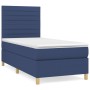 Boxspringbett mit blauer Stoffmatratze 90x190 cm von , Betten und Lattenroste - Ref: Foro24-3142383, Preis: 317,50 €, Rabatt: %
