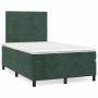 Boxspringbett mit dunkelgrüner Samtmatratze 120x200 cm von , Betten und Lattenroste - Ref: Foro24-3143076, Preis: 451,81 €, R...
