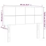 Rosa Samtkopfteil 90x5x78/88 cm von , Kopf- und Fußteile - Ref: Foro24-346031, Preis: 50,40 €, Rabatt: %