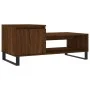 Mesa de centro madera contrachapada roble marrón 100x50x45 cm de , Mesas de centro - Ref: Foro24-830843, Precio: 47,84 €, Des...