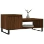 Mesa de centro madera contrachapada roble marrón 100x50x45 cm de , Mesas de centro - Ref: Foro24-830843, Precio: 47,84 €, Des...