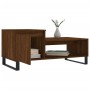 Mesa de centro madera contrachapada roble marrón 100x50x45 cm de , Mesas de centro - Ref: Foro24-830843, Precio: 47,84 €, Des...