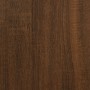 Mesa de centro madera contrachapada roble marrón 100x50x45 cm