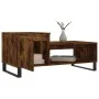 Couchtisch aus geräuchertem Eichensperrholz 100x50x45 cm von , Couchtisch - Ref: Foro24-830841, Preis: 49,54 €, Rabatt: %