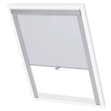 Persiana enrollable opaca blanca UK08 de , Persianas y estores - Ref: Foro24-133513, Precio: 75,52 €, Descuento: %
