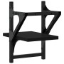 Estantes de pared con barras 2 unidades negro 20x25x30 cm de , Estantes y estanterías - Ref: Foro24-836228, Precio: 14,65 €, ...