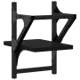 Estantes de pared con barras 2 unidades negro 20x25x30 cm de , Estantes y estanterías - Ref: Foro24-836228, Precio: 14,51 €, ...