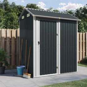 Cobertizo de jardín acero galvanizado antracita 192x152,5x237cm de , Cobertizos - Ref: Foro24-364531, Precio: 275,90 €, Descu...