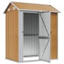 Gartenhaus aus verzinktem Stahl hellbraun 192x152,5x237cm von , Schuppen - Ref: Foro24-364533, Preis: 278,23 €, Rabatt: %