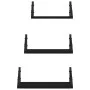 Estantes de pared 3 pzas madera de ingeniería negro de , Estantes y estanterías - Ref: Foro24-836318, Precio: 20,84 €, Descue...