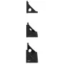 Estantes de pared 3 pzas madera de ingeniería negro de , Estantes y estanterías - Ref: Foro24-836318, Precio: 20,84 €, Descue...