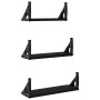 Estantes de pared 3 pzas madera de ingeniería negro de , Estantes y estanterías - Ref: Foro24-836318, Precio: 20,84 €, Descue...