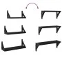 Estantes de pared 3 pzas madera de ingeniería negro de , Estantes y estanterías - Ref: Foro24-836318, Precio: 20,84 €, Descue...