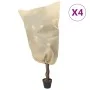Pflanzabdeckung mit Kordel 4 Stück 70 g/m² 0,8x1 m von , Gartenzubehör - Ref: Foro24-364874, Preis: 15,13 €, Rabatt: %
