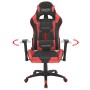 Verstellbarer Schreibtischstuhl Racing aus rotem Kunstleder von vidaXL, Bürostühle - Ref: Foro24-20172, Preis: 187,94 €, Raba...