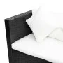 4-piece garden furniture set with black synthetic rattan cushions by vidaXL, Garden sets - Ref: Foro24-42893, Price: 465,51 €...