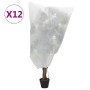 Cubiertas para plantas con cordón 12 uds 70 g/m² 0,8x1,2 m de , Accesorios de jardinería - Ref: Foro24-3203547, Precio: 36,24...