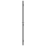 Schlankes schwarzes Türinnenglas und Aluminium 83x201,5 cm von , Türen für zu Hause - Ref: Foro24-155118, Preis: 229,62 €, Ra...