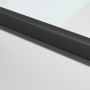 Schlankes schwarzes Türinnenglas und Aluminium 83x201,5 cm von , Türen für zu Hause - Ref: Foro24-155118, Preis: 229,62 €, Ra...