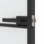 Schlankes schwarzes Türinnenglas und Aluminium 83x201,5 cm von , Türen für zu Hause - Ref: Foro24-155118, Preis: 229,62 €, Ra...