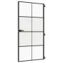 Schlankes schwarzes Türinnenglas und Aluminium 102,5x201,5 cm von , Türen für zu Hause - Ref: Foro24-155130, Preis: 221,73 €,...