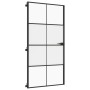 Schlankes schwarzes Türinnenglas und Aluminium 102,5x201,5 cm von , Türen für zu Hause - Ref: Foro24-155130, Preis: 225,57 €,...
