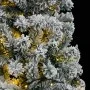 Artificial Christmas tree with hinges 300 LED and snow 240 cm by , Christmas trees - Ref: Foro24-3210476, Price: 131,83 €, Di...