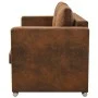 vidaXl 2-Sitzer-Sofa 137 x 73 x 82 cm, Kunstleder von vidaXL, Sofas - Ref: Foro24-244702, Preis: 402,82 €, Rabatt: %