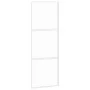 Puerta corredera vidrio templado y aluminio blanca 76x205 cm de , Puertas para el hogar - Ref: Foro24-155204, Precio: 140,46 ...
