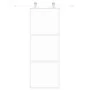 Puerta corredera vidrio templado y aluminio blanca 76x205 cm de , Puertas para el hogar - Ref: Foro24-155204, Precio: 140,46 ...