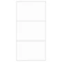 White tempered glass and aluminum sliding door 102.5x205 cm by , Doors for the home - Ref: Foro24-155206, Price: 164,31 €, Di...