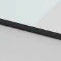 Tempered glass and black aluminum sliding door 76x205 cm by , Doors for the home - Ref: Foro24-155219, Price: 162,16 €, Disco...