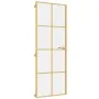 Goldene Innentür aus gehärtetem Glas und Aluminium, 76 x 201,5 cm von , Türen für zu Hause - Ref: Foro24-155140, Preis: 184,8...