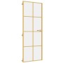 Goldene Innentür aus gehärtetem Glas und Aluminium, 76 x 201,5 cm von , Türen für zu Hause - Ref: Foro24-155140, Preis: 187,5...