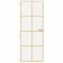 Goldene Innentür aus gehärtetem Glas und Aluminium, 76 x 201,5 cm von , Türen für zu Hause - Ref: Foro24-155140, Preis: 184,8...