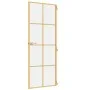 Goldene Innentür aus gehärtetem Glas und Aluminium, 76 x 201,5 cm von , Türen für zu Hause - Ref: Foro24-155140, Preis: 184,8...