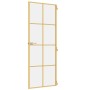 Goldene Innentür aus gehärtetem Glas und Aluminium, 76 x 201,5 cm von , Türen für zu Hause - Ref: Foro24-155140, Preis: 187,5...