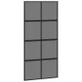 Schiebetür aus gehärtetem Glas und schwarzem Aluminium, 102,5 x 205 cm von , Türen für zu Hause - Ref: Foro24-155227, Preis: ...