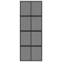 Tempered glass and black aluminum sliding door 76x205 cm by , Doors for the home - Ref: Foro24-155225, Price: 226,48 €, Disco...