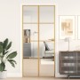 Goldene Innentür aus gehärtetem Glas und Aluminium, 93 x 201,5 cm von , Türen für zu Hause - Ref: Foro24-155142, Preis: 173,8...